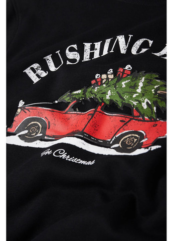 Чорний світшот з бавовни C&A однотонний (365716225)