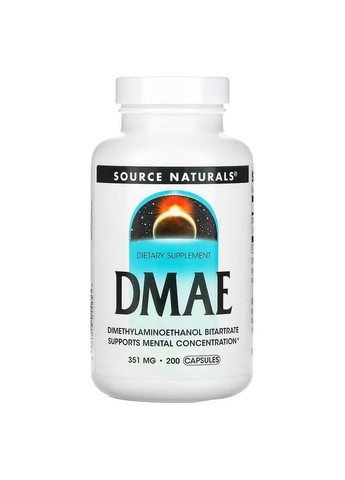 Натуральна добавка DMAE, 200 капсул Source Naturals (293477279)