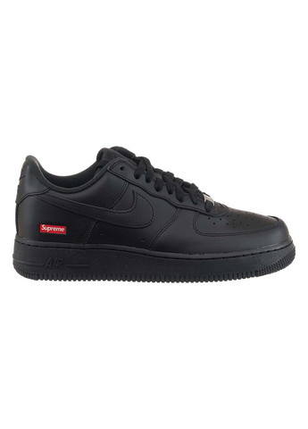 Женские Кроссовки Supreme x Air Force 1 Черный Nike чёрные демисезоны (367188358)