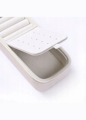 Скринька SP-01185 для прикрас і ювелірних виробів портативна 15*6,5*4,8 см White 5 шт. Casegrace (352012221)