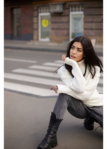 Білий демісезонний светр s070.4945 Seventeen