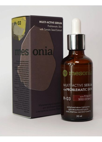 Мультиактивна сироватка Месонія для проблемної шкіри Messonia Multi-Active Serum for Problematic Skin Tomato Seed Extract,30мл Mesonia (371280994)
