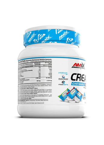 Креатин Creatine Creapure 2500mg Chewable Tabs Energy 60tbl (Multi flavour) Amix Nutrition (371808191)