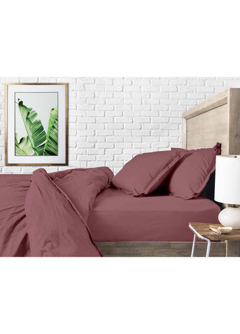 Двоспальна постіль з простирадлом на резинці Blueberry CS1 180х220 см Cosas (307387981)