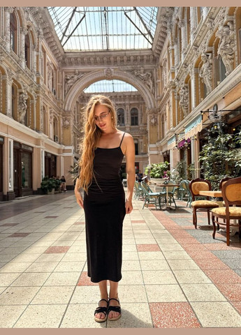 Черное женское платье - evening, черный Reload