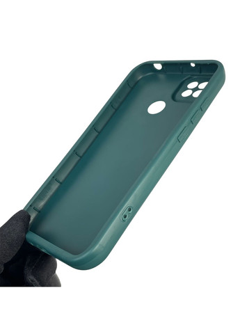 Чохол силіконовий Soft Touch з 3D принтом для Redmi 9C темно-зелений (Повний захист камери) Xiaomi (371653097)