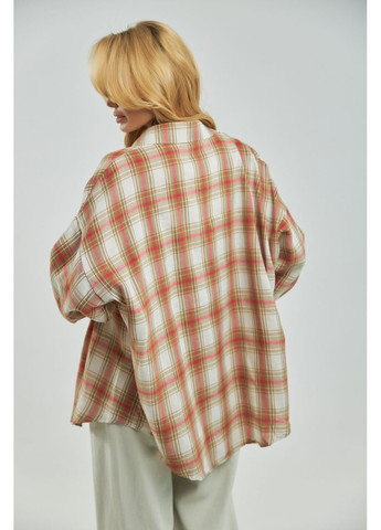 Клітчаста сорочка на кнопках з подовженою спинкою Lurex (356952222)