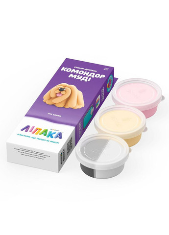 Набор пластилина Липака - Собаки-друзья: Комондор Муди Lipaka (365750748)