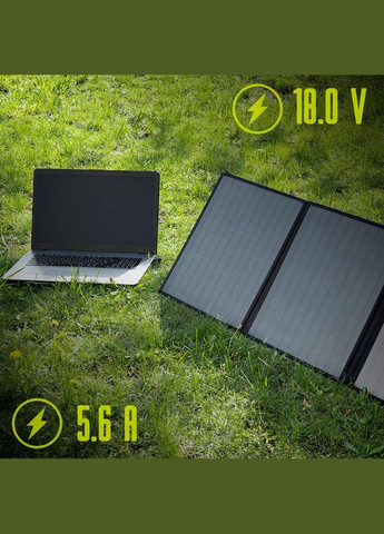 Солнечная панель 100 Вт складная BRIDNA SGR-SP100W, портативная солнечная батарея PD (327041455)