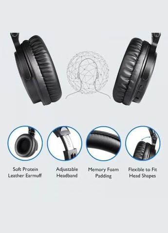 Наушники с микрофоном Studio Wireless Pro C Black Oneodio (314932190)