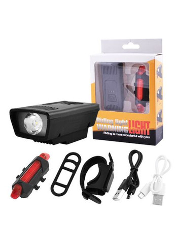 Фонарь велосипедный на батарейках 1803-1-XPE + STOP-5LED, TM-922 Водонепроницаемый велофонарь Bailong (365654612)