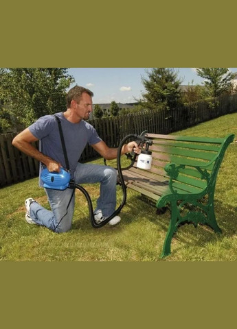 Фарборозпилювач Paint Zoom Пейнт Зум електричний пульверизатор синій (1756374634) No Brand (330579039)