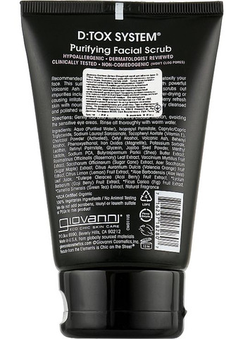 Скраб для обличчя D:tox System Purifying Facial Scrub Step 2 113g (80921-20933) Giovanni (368601174)