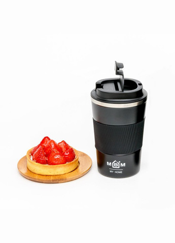 Термокружка MY HOME 380 мл Черная (KP28 S BLACK) MVM (301003338)