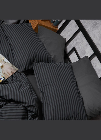 Набор наволочек Бязь Gold Люкс 50х50 2 шт (MS-840000206) Moon&Star Gray Stripe&Black (289715330)