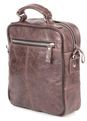 Сумка 00874 кожаная Коричневая Shvigel (329150940)