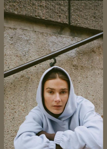 Сиреневый свитшот трикотажный на флисе оверсайз Zara (302520272)