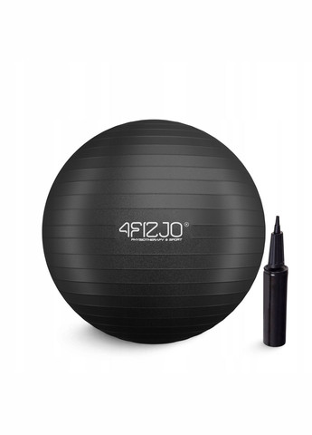 Фітбол (м'яч для фітнесу) 55 см Anti-Burst P-5907739316257 Black 4FIZJO (347317485)