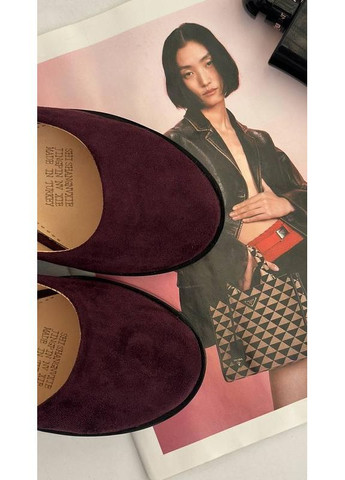 Gukkcr Туфлі лодочки бордові туфлі-човники бордовий з штучна замша, україна — демісезон (372492401)