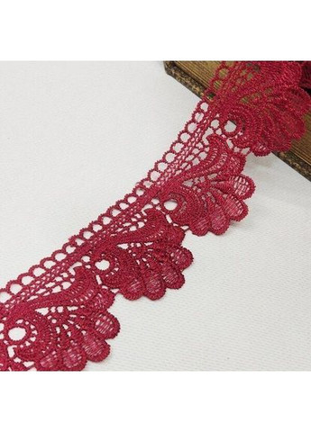 Кружево макраме 6 см (13 м) Цвет - Бордовый (729-42-048) Plus-plus (352746193)