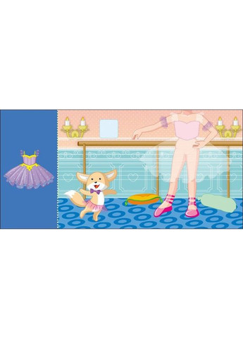 Дитяча книжка з наклейками Одягни ляльку "Принцеса Злата у казці" 615012 Ranok Creative (363175158)