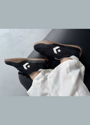 Черные демисезонные кроссовки мужские и женские converse run star trainer black | конверс ран черные No Brand