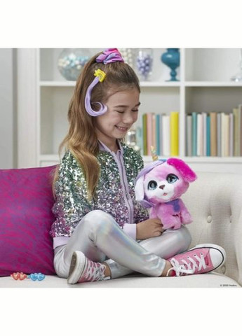 Інтерактивна іграшка Гламурний вихованець Щеня FurReal на повідку рожевий (F15445L0) Hasbro (314503551)