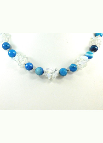 Намисто "Морські хвилі" Агат, Місячний камінь синтетичний Fursa fashion (322314085)