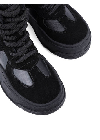 Зимние женские ботинки x2320-01-6 черная кожа Attizzare