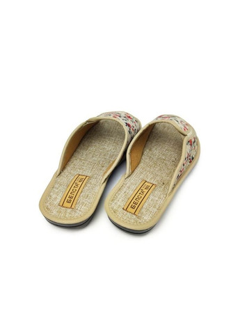 Домашні тапочки жіночі катонові 166 квіти Белста (364117069)