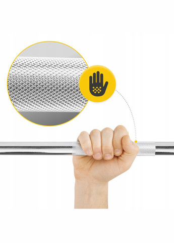 Гриф для штанги прямий 150 см 25 мм (P-5905973401142) 4FIZJO (311505541)