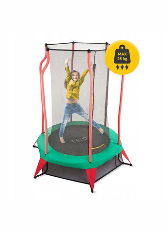 Батут детский для дома Kids 140 см Green/Red (P-5907739319456) 4FIZJO (324264857)