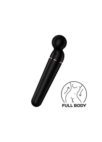 Вібратор-мікрофон універсальний Planet Wand-er для стимуляції всього тіла, чорний Satisfyer (331170397)