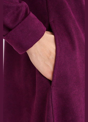 Бордова повсякденний жіноча сукня міді довжини напівприлеглого силуетута з розкльошеною спідницею (су 1523) RiMari