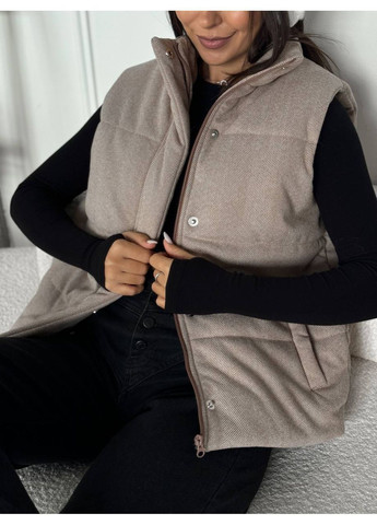 Женская кашемировая жилетка с высоким воротником. MonCher (363849298)