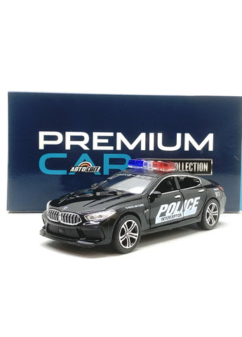 Машина Автосвіт BMW M8 інерційна відчиняються двері 16 см Чорна (AP-1958) No Brand (302215611)