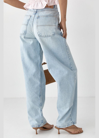 Однотонні джинси Baggy Lurex - (330357618)