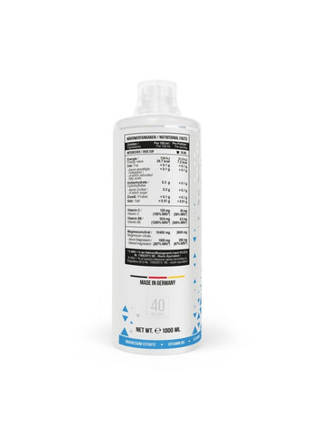 Витамины и минералы Magnesium Citrate Plus Vitamin B6, 1 л Вишня MST (294929289)