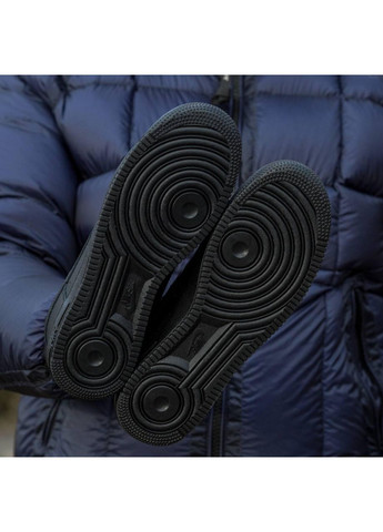 Чорні Осінні чоловічі кросівки Nike Air Force 1 Low 07 Premium Black CW2288 Найк Аір Форс 1