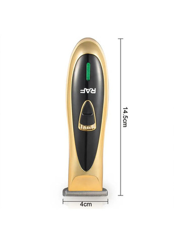 Машинка - триммер для стрижки и бороды аккумуляторная R.4006 три насадки RAF (299187246)