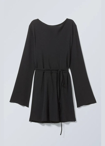 Чорна кежуал плаття, сукня Weekday однотонна