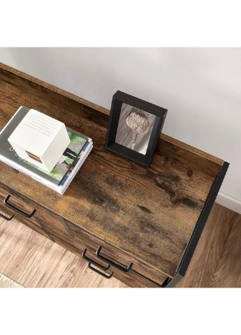 Комод Brille с текстильными ящиками в стиле Loft Leobert (361951707)
