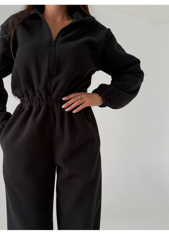 Комбинезон N.Family однотонный чёрный кэжуал