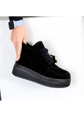 Зимние зимние замшевые ботинки Helen из натуральной замши