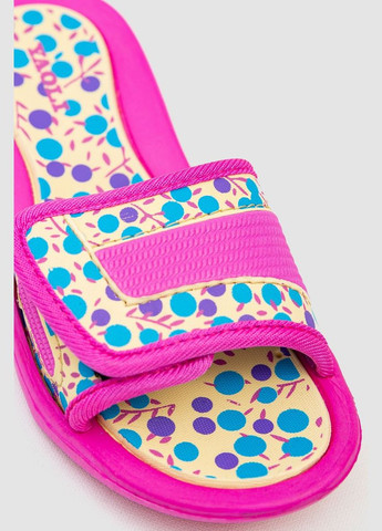 Фуксия шлепанцы детские резиновые для девочек,, 243r617b-41 Ager