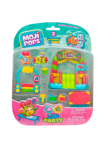 Ігровий набір Вечірка, 2 фігурки + аксесуари () Moji Pops PMPSB216IN40 (339041161)