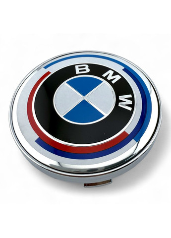 Колпачки в диски БМВ заглушки для дисков 60/56 мм Юбилейные "50 Лет" (4 шт.) BMW (354698460)