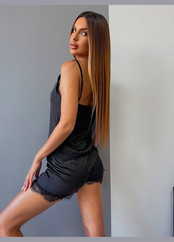 Черная пижама шелк армани No Brand