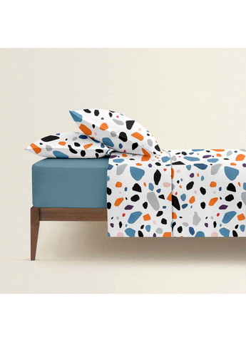 Двуспальная постель с простыней на резинке GEMSTONES CS12 180х220 см Cosas (307477880)