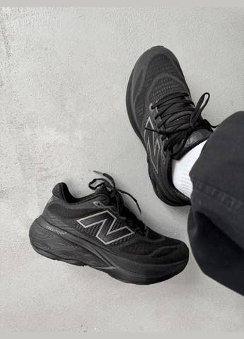 Черные демисезонные кроссовки мужские new balance fresh foam x 880v15 black | нью беланс фреш фоам черные No Brand